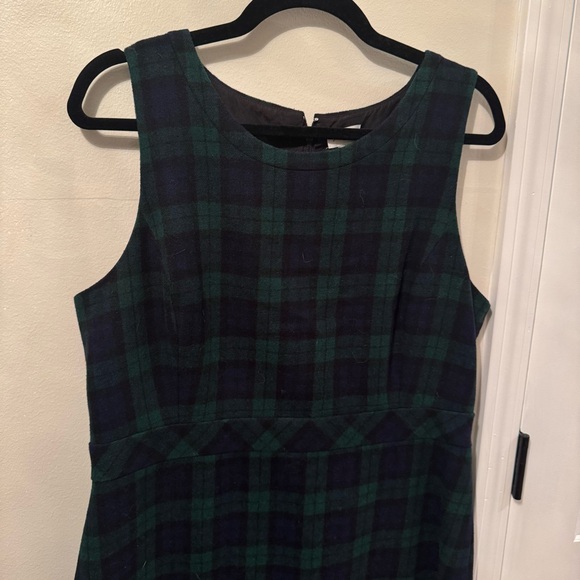 J. Crew Blackwatch Plaid Sheath Dress - Picture 4 of 5